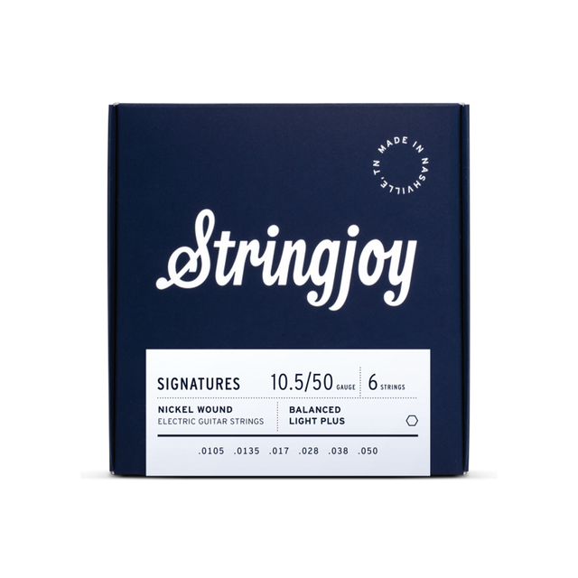 Stringjoy Signatures | Balanced Light Plus Gauge (10.5-50) Nickel Wound Electric Guitar Strings