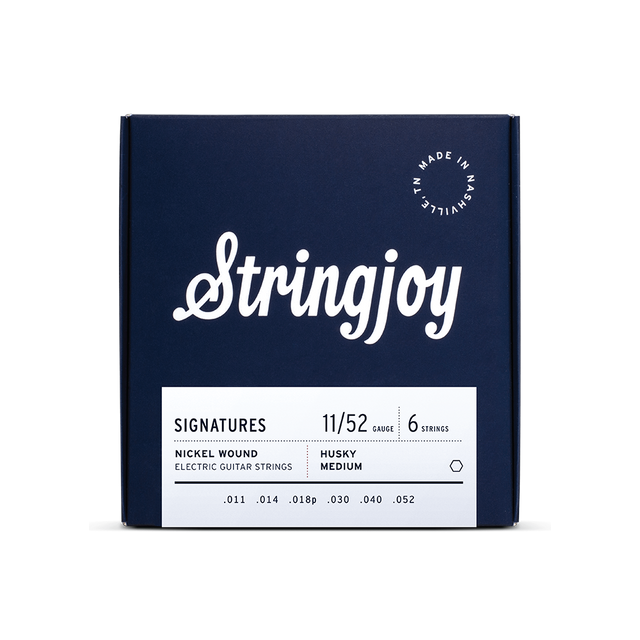 Stringjoy Signatures | Husky Medium Gauge (11-52) Nickel Wound Electric Guitar Strings