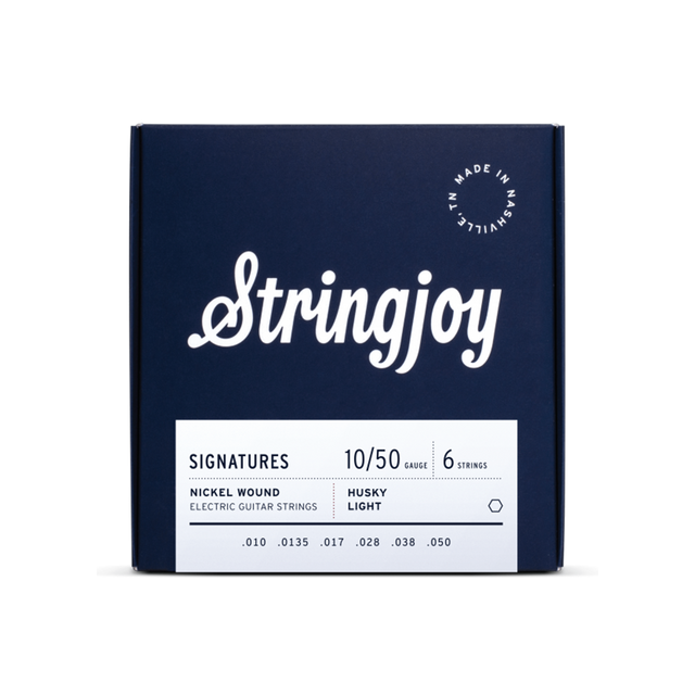 Stringjoy Signatures | Husky Light Gauge (10-50) Nickel Wound Electric Guitar Strings